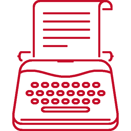 typewriter icon